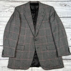 VTG 70s Hickey Freeman Tweed Houndstooth Blazer Canterbury Collection Sz 42R UGA